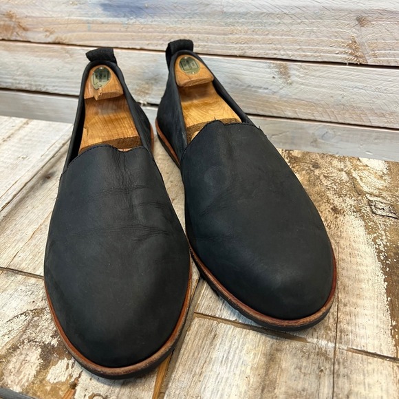 Sorel Shoes - Sorel Black Leather Ella Slip On Flats‎ Minimalist Comfort 10.5 NL3211-010